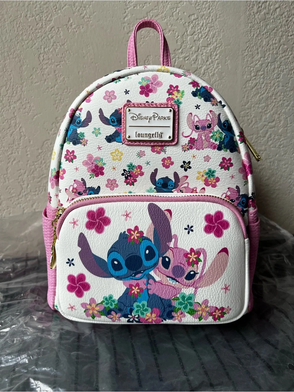 NWT Loungefly Disney Parks Lilo And Stitch - Stitch And Angel Mini Backpack